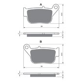 Brzdové obloženie GOLDFREN 348 S3