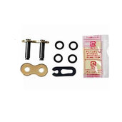 Nitovacia spojka reťaze D.I.D Chain 525VX3 ZJ zlatá/čierna