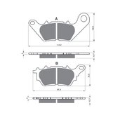 Brzdové obloženie GOLDFREN 370 AD