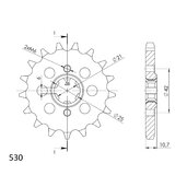 Reťazové koliečko SUPERSPROX CST-338:16 16T, 530