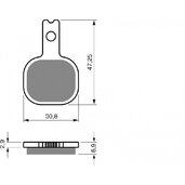 Brzdové obloženie GOLDFREN 368 GP6