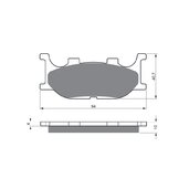 Brzdové obloženie GOLDFREN 099 S3