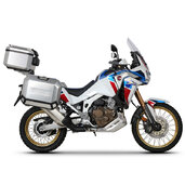 Kompletná sada hliníkových kufrov SHAD TERRA, 48 litrový vrchný kufor, 36/47 litrový bočné kufre, vrátane montážnej sady a platni SHAD HONDA CRF 1100 Africa Twin