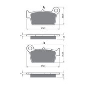 Brzdové obloženie GOLDFREN 187 AD