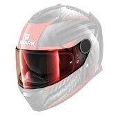 SHARK plexi - Spartan/Skwal/D-Skwal - červené