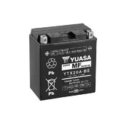 Bezúdržbový motocyklový akumulátor YUASA YTX20A-BS