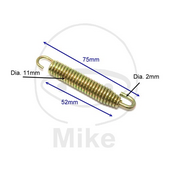 Exhaust springs - dimensions