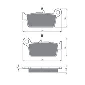 Brzdové obloženie GOLDFREN 003 AD