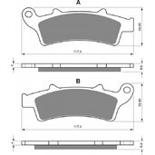 Brzdové obloženie GOLDFREN 193 S3