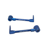Lever guard ACCOSSATO with blue hose and joint right + left , aluminium
