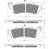 Brzdové obloženie GOLDFREN 135 S3