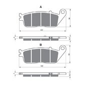 Brzdové obloženie GOLDFREN 333 S3