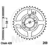 Reťazová rozeta JT JTR 271-50 50T, 428