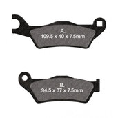 Brzdové obloženie EBC SFA732