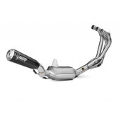 Výfuk kompletné 3x1 MIVV X-M1 Y.060.LC4B čierna nerezová oceľ