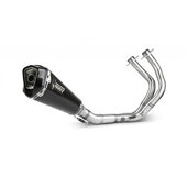 Výfuk kompletný 2x1 MIVV DELTA RACE K.044.LDRB Oceľovo čierna