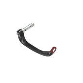 Lever guard ACCOSSATO with red eyelet and insert right, carbon