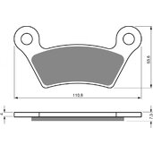 Brzdové obloženie GOLDFREN 407 S3