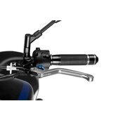 Páčka spojky bez adaptéra PUIG 3.0 220PA dlhé strieborná/modrá