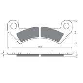 Brzdové obloženie GOLDFREN 347 S3