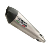 Slip-on exhaust GPR GP EVO4 E5.HU.50.1.GPAN.TO Brushed Titanium including removable db killer and link pipe