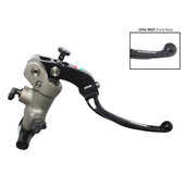 Radial brake master cylinder ACCOSSATO 19 x 20 with folding lever,black
