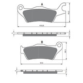 Brzdové obloženie GOLDFREN 381 S3