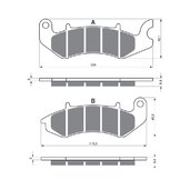 Brzdové obloženie GOLDFREN 393 AD