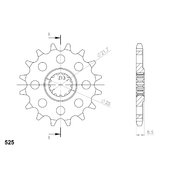 Reťazové koliečko SUPERSPROX CST-1537:17 17T, 525