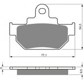 Brzdové obloženie GOLDFREN 046 S3