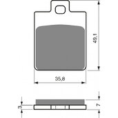 Brzdové obloženie GOLDFREN 137 S3