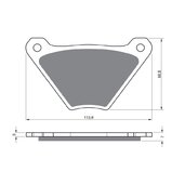 Brzdové obloženie GOLDFREN 060 S3