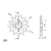 Reťazové koliečko SUPERSPROX CST-327:15 15T, 520