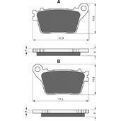 Brzdové obloženie GOLDFREN 242 S3