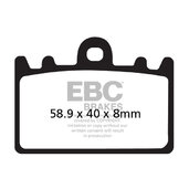 Brzdové obloženie EBC FA180