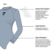 Rebelhorn body termo freeze ii - dámsky vrch / čierne - 278056_ZAL691958
