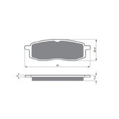 Brzdové obloženie GOLDFREN 043 AD