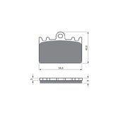 Brzdové obloženie GOLDFREN 090 S3