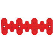 Ochrana výfukového potrubia POLISPORT ARMADILLO krátke červené