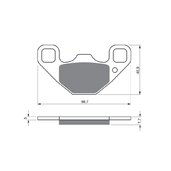 Brzdové obloženie GOLDFREN 337 AD  STREET