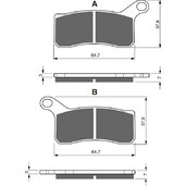 Brzdové obloženie GOLDFREN 261 S3