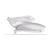 Bočné číslové tabuľky POLISPORT (pár) biela