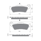 Brzdové obloženie GOLDFREN 292 AD