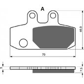 Brzdové obloženie GOLDFREN 223 S3
