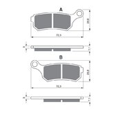 Brzdové obloženie GOLDFREN 319 AD