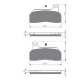 Brzdové obloženie GOLDFREN 259 K5