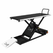 moto  zdvihák LV8 GOLDRAKE 800HC FLOOR VERSION EG800HCE.W s  elektro-hydraulickou jednotkou (čierna a biela RAL 9016)