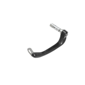 Lever guard ACCOSSATO with silver eyelet and insert left, carbon