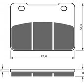 Brzdové obloženie GOLDFREN 331 S33 STREET FRONT