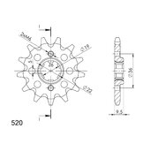 Reťazové koliečko SUPERSPROX CST-337:13 13T, 520